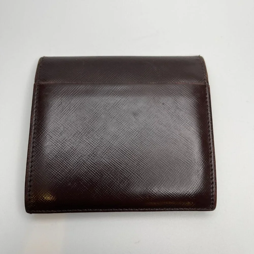Givenchy Brown Leather Bifold Wallet with ID Pocket - Preowned